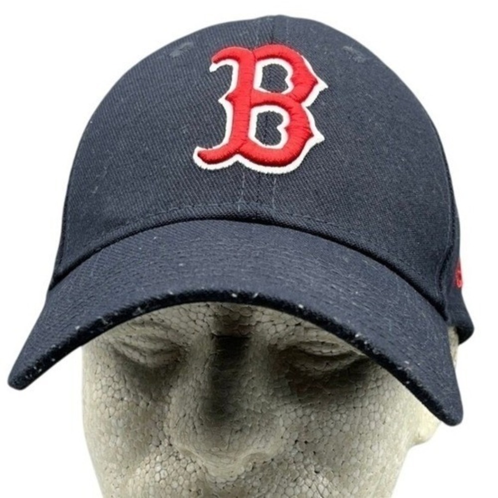 New Era Boston Red Sox MLB Baseball Cap Hat M/L 39THIRTY Worn Distressed